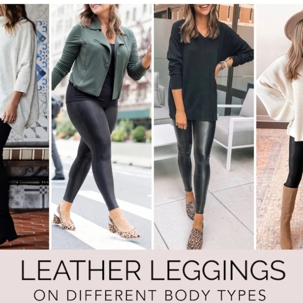 Esmara Faux Leather Leggings | Size 12 | Sleek, Stretchy & Stylish